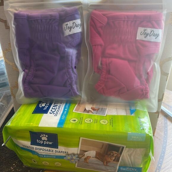2 DIAPER Covers & Diaper Pack! - Picture 4 of 14